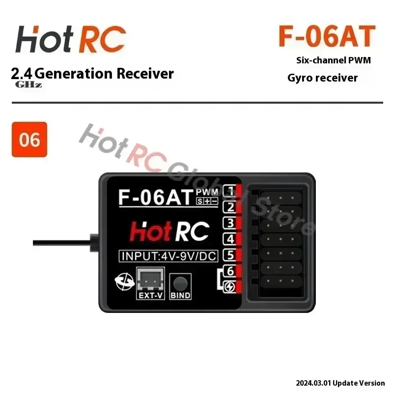 HOTRC 2.4Ghz 4/6/8 채널 F-04A F- - Drone Racing Receiver 리뷰 및 가격
