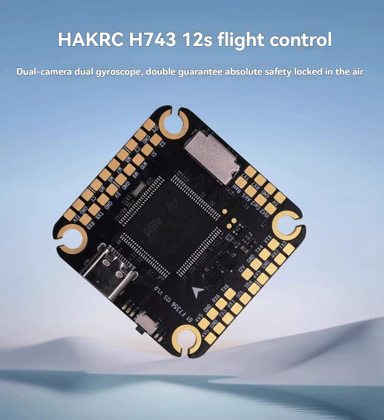 HAKRC H743 비행 제어 장치, 8S/12S 지원 - Drone Racing Flight Controller 리뷰 및 가격