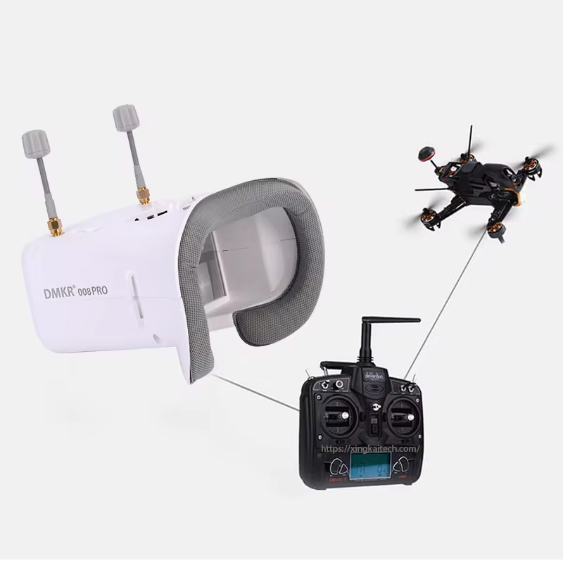 5.8G 4.3인치 HD LCD FPV 고글 화이트 0 - Drone Racing Goggles 리뷰 및 가격