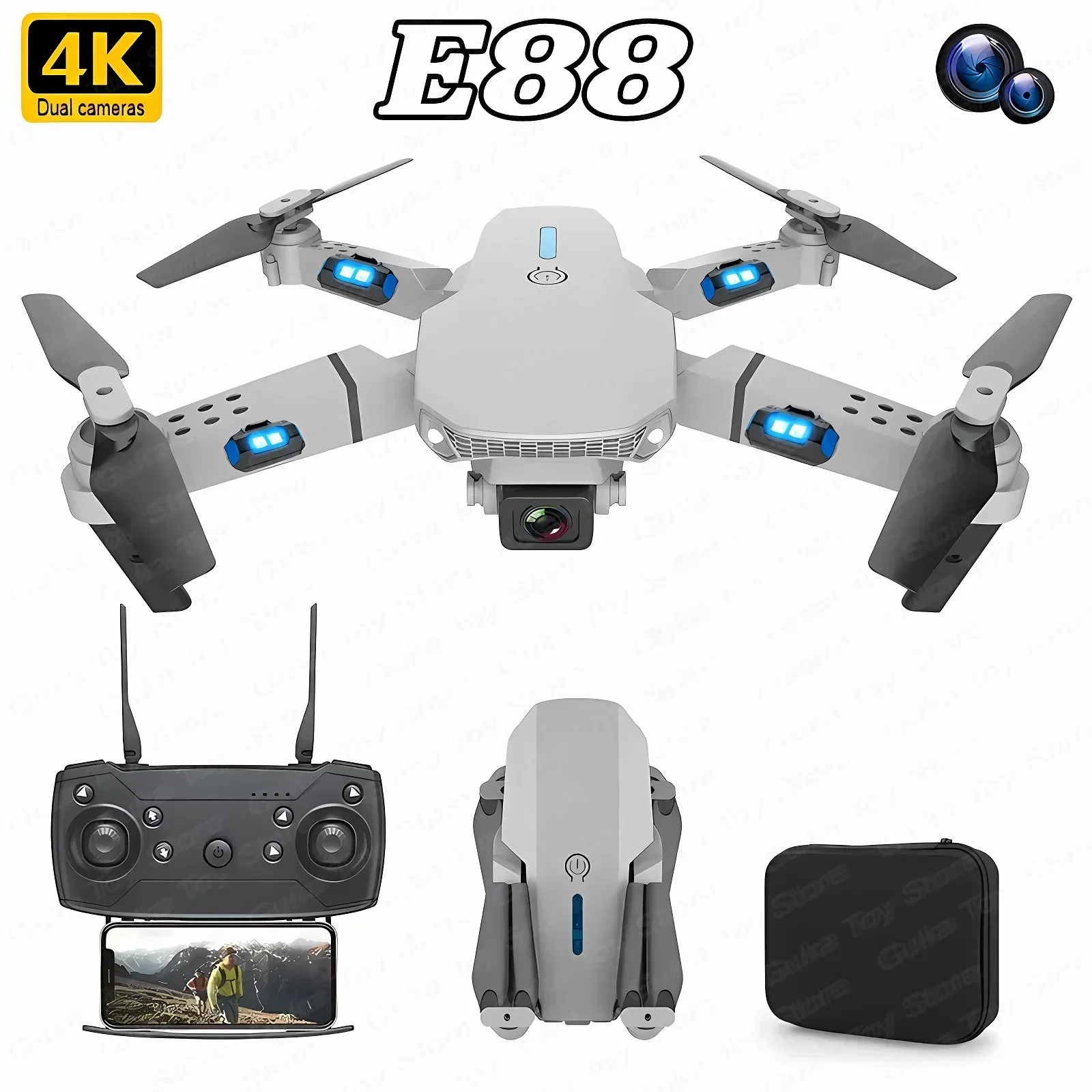 E88 프로 와이파이 FPV 드론, 광각 HD 4K 1 - Drone Racing Camera 리뷰 및 가격